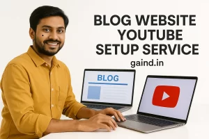 Blog Website YouTube Setup Service at Low Cost