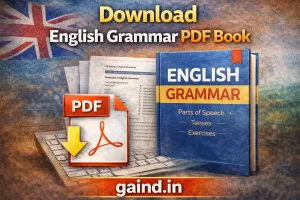 English Grammar PDF Book Download in Hindi for Competitive Exam