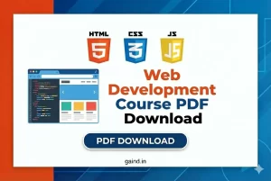 Web Development Course PDF Download